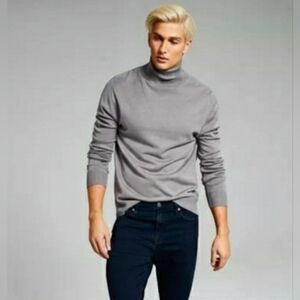 And Now This Men's Solid Turtleneck Sweater